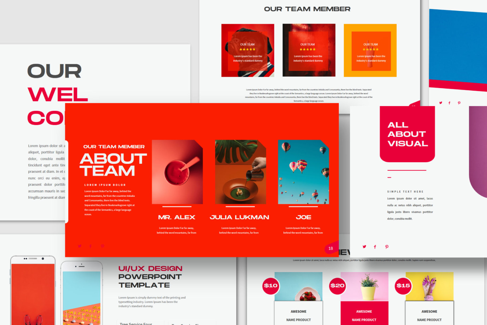 Visual - PowerPoint Template Visual - PowerPoint Template