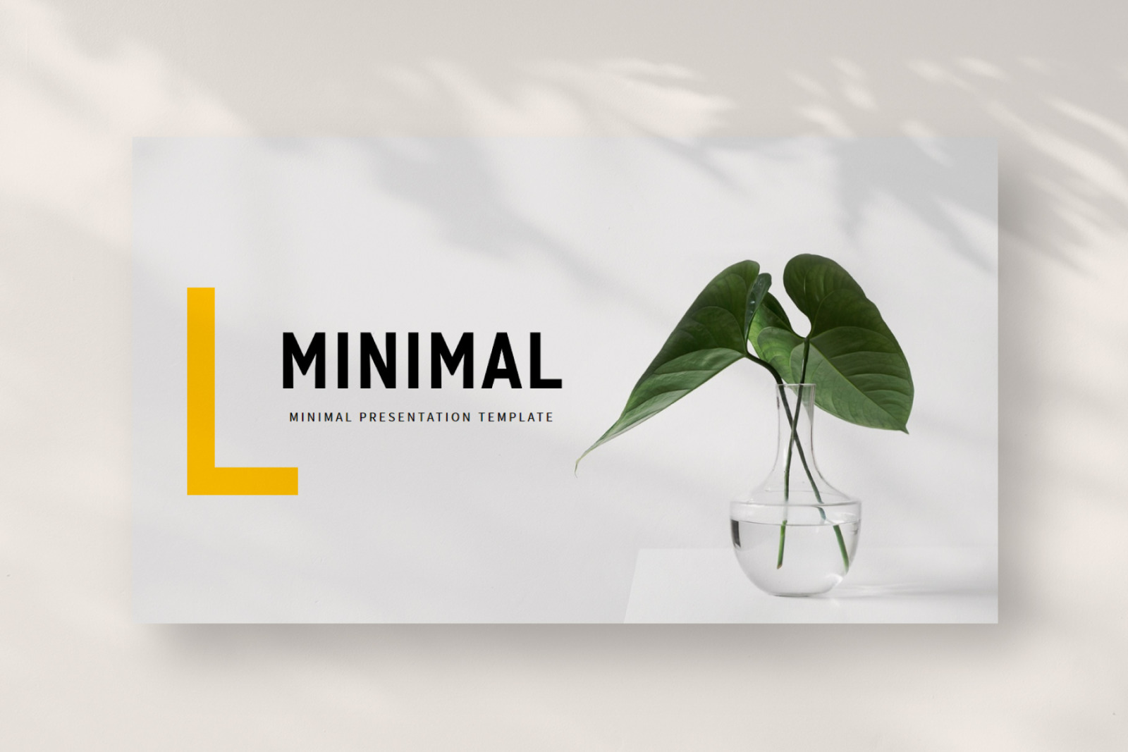 MINIMAL - PowerPoint Template MINIMAL - PowerPoint Template