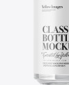 Clear Glass Vodka Bottle Mockup