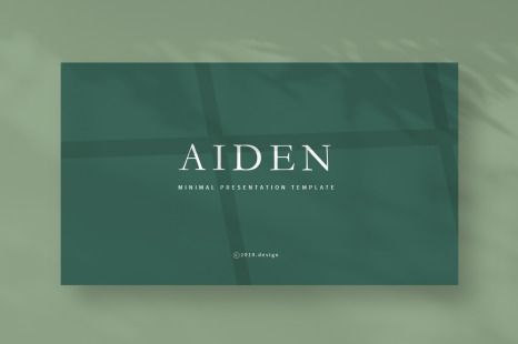 Aiden - PowerPoint Template - Ppt template design