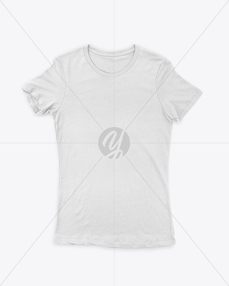 T-Shirt with Round Neck Mockup