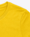 T-Shirt with Round Neck Mockup