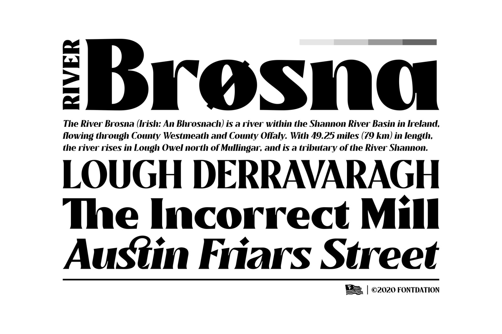Mullingar Display Typeface Mullingar Display Typeface