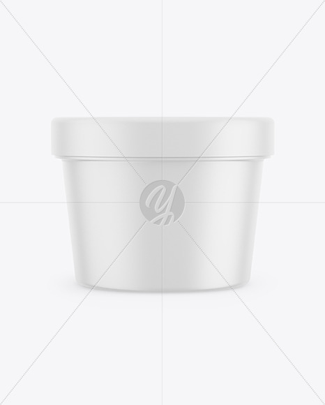 Matte Cosmetic Cream Jar Mockup