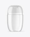 Clear Sanitizer Bottle Mockup Clear Sanitizer Bottle Mockup