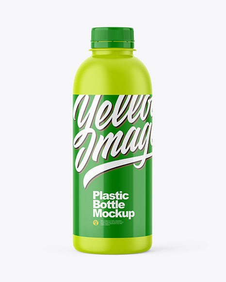 Matte Plastic Bottle Mockups