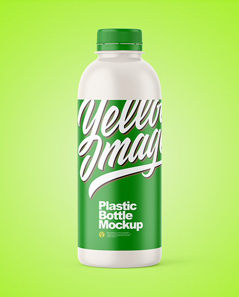 Matte Plastic Bottle Mockups