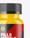 Glossy Pills Bottle Mockup