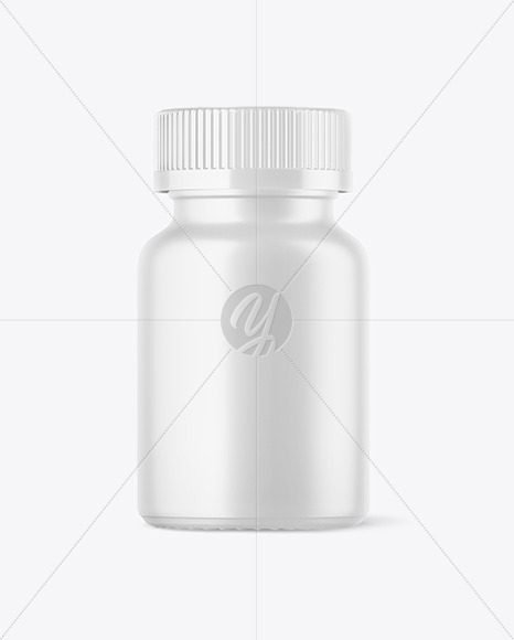 Matte Pills Bottle Mockup