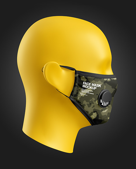 Face Mask Mockup