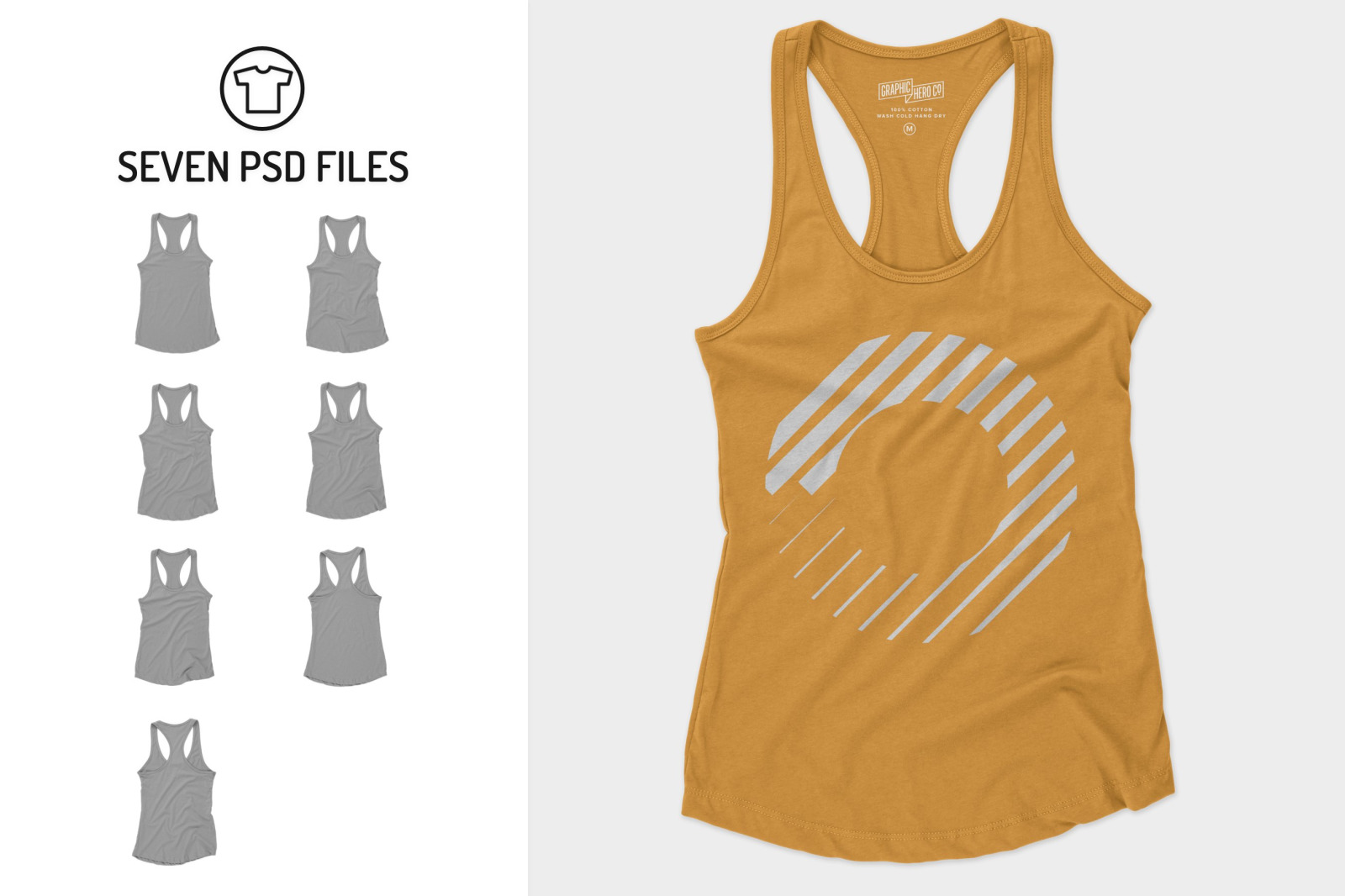 Women Ideal Racerback Tank Mockups Women Ideal Racerback Tank Mockups