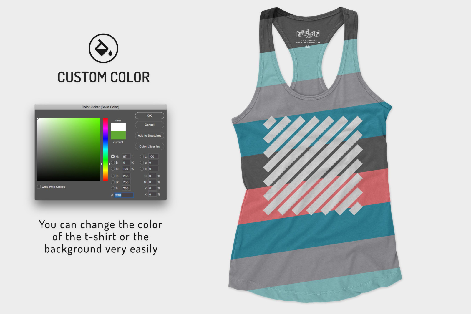 Women Ideal Racerback Tank Mockups Women Ideal Racerback Tank Mockups