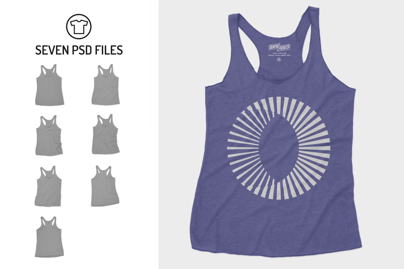 Tri-Blend Racerback Tank Mockups Tri-Blend Racerback Tank Mockups