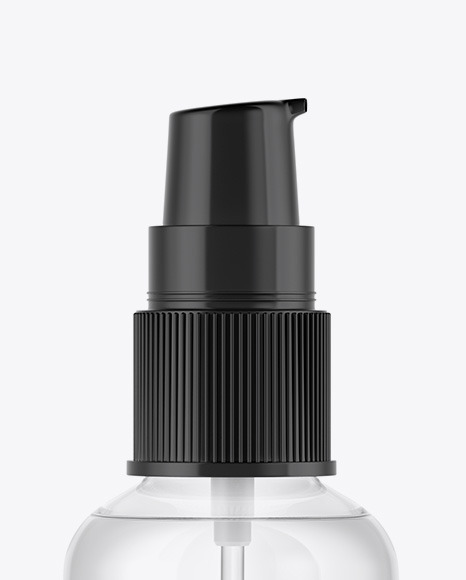 Clear Spray Bottle Mockup