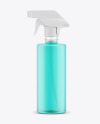 500ml Frosted Spray Bottle Mockup