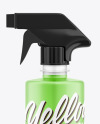 500ml Frosted Spray Bottle Mockup