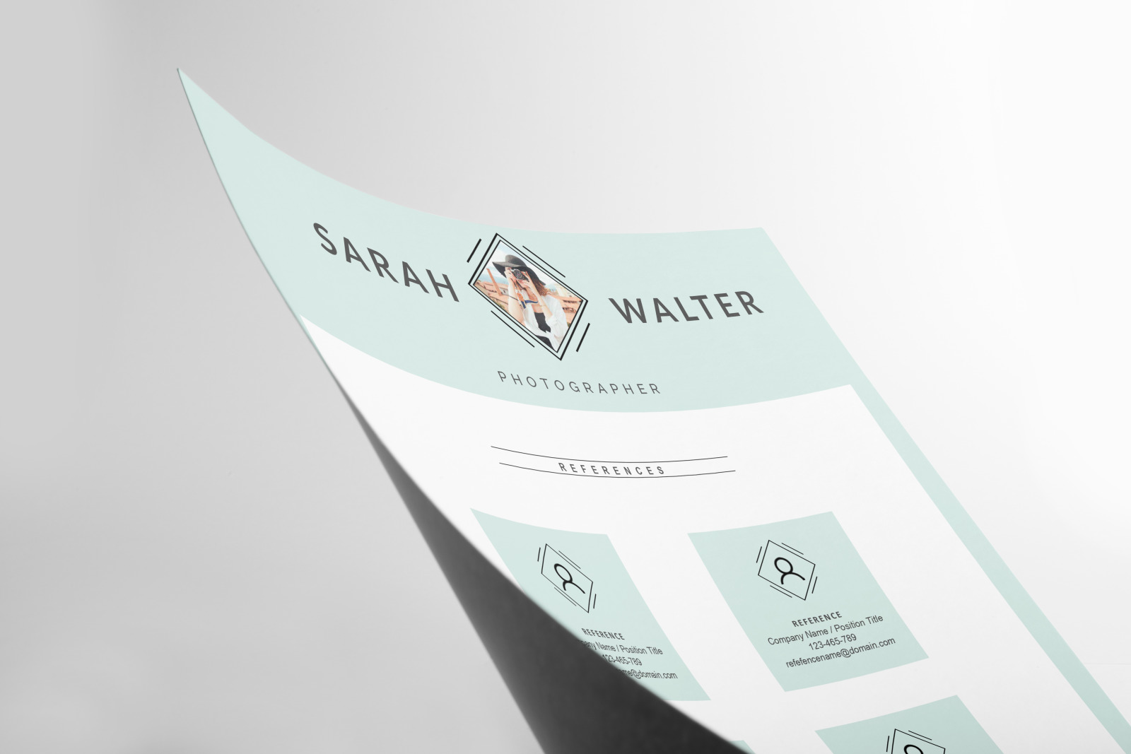 Modern and Creative Resume template for Pages. MS Word Resume + Cover Letter format + References Modern and Creative Resume template for Pages. MS Word Resume + Cover Letter format + References