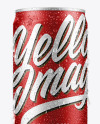 Can with Ice Mockup