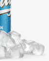 Can with Ice Mockup