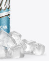 Can with Ice Mockup