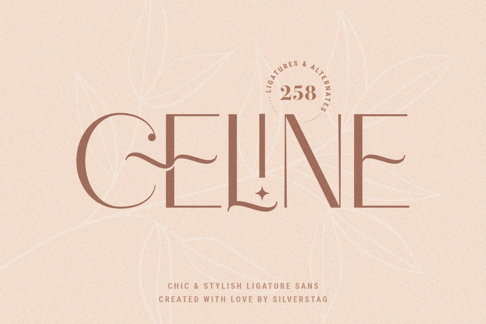 Celine - Chic Ligature Sans Font &amp; Extras