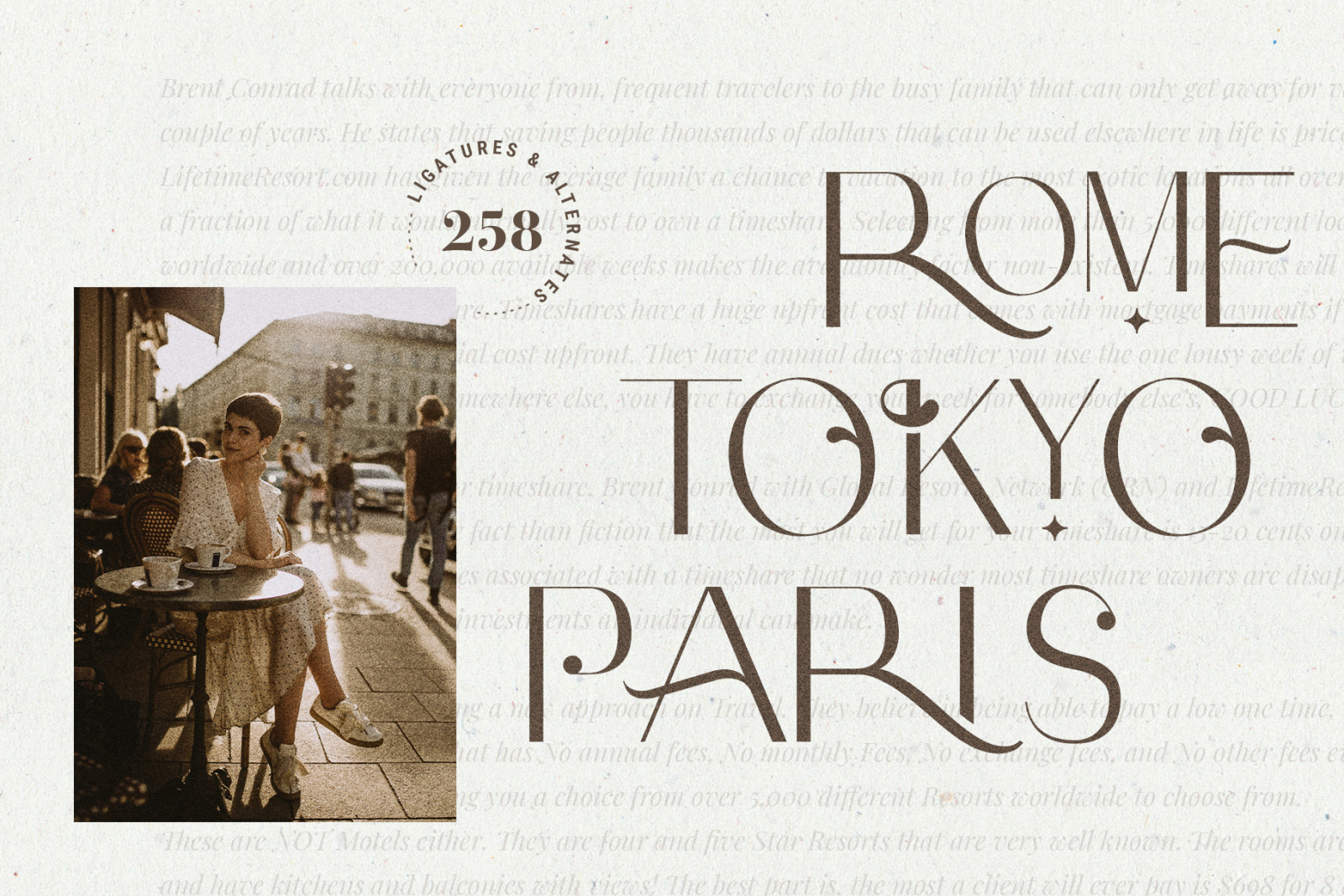 Celine - Chic Ligature Sans Font & Extras Celine - Chic Ligature Sans Font & Extras