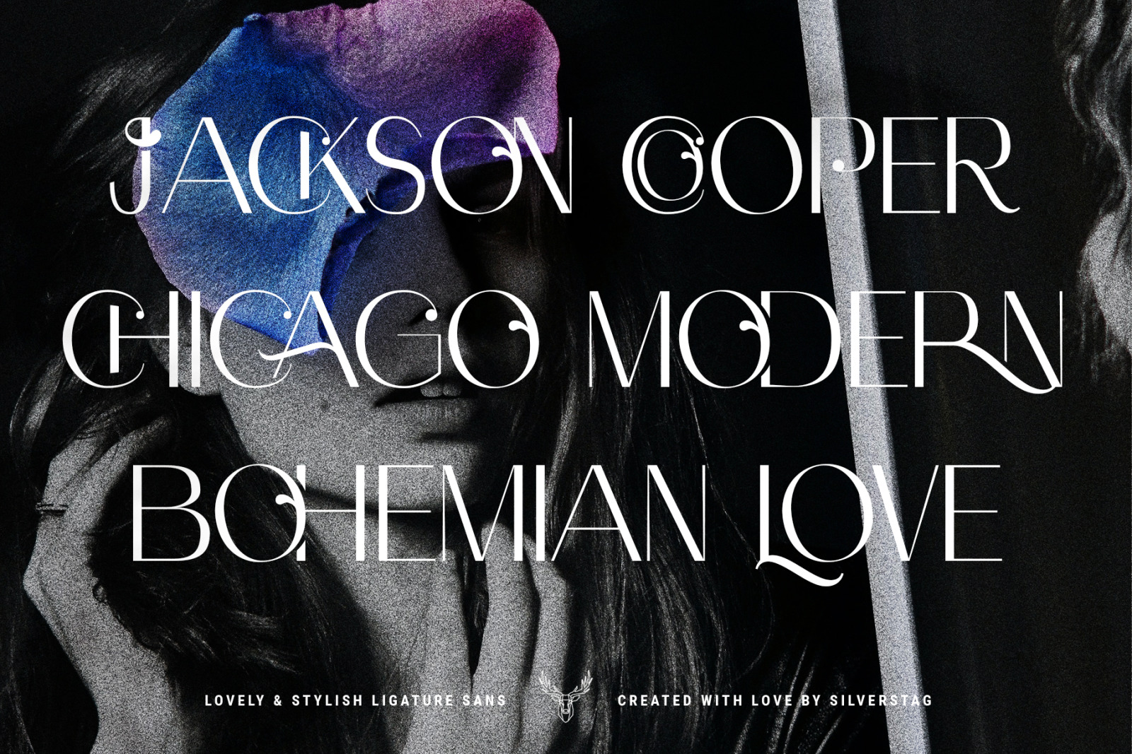 Celine - Chic Ligature Sans Font & Extras Celine - Chic Ligature Sans Font & Extras