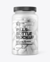 Frosted Pills Bottle Mockup