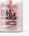 Frosted Pills Bottle Mockup