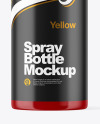 Glossy Spray Bottle Mockup