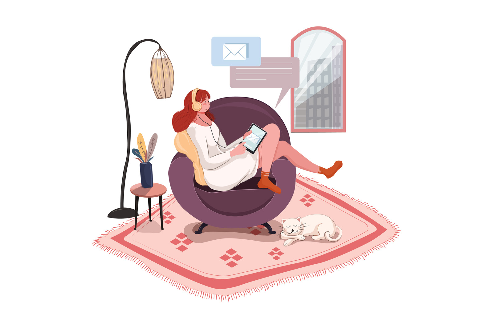 M87_Work from home Illustrations