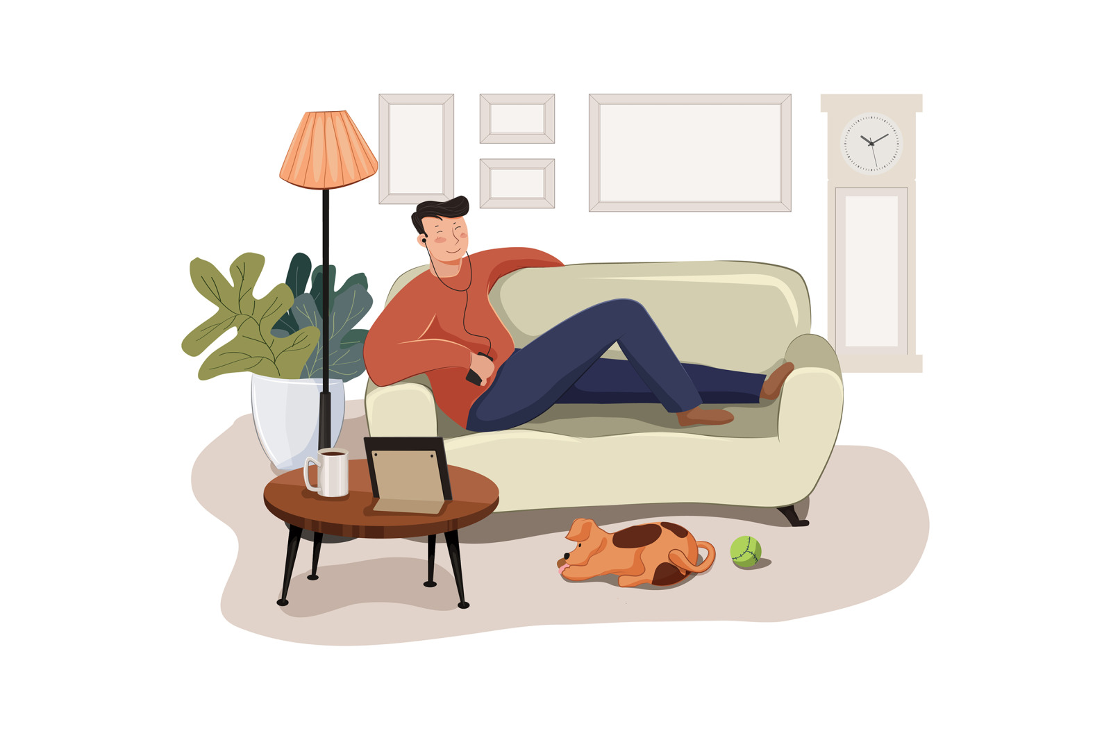 M87_Work from home Illustrations