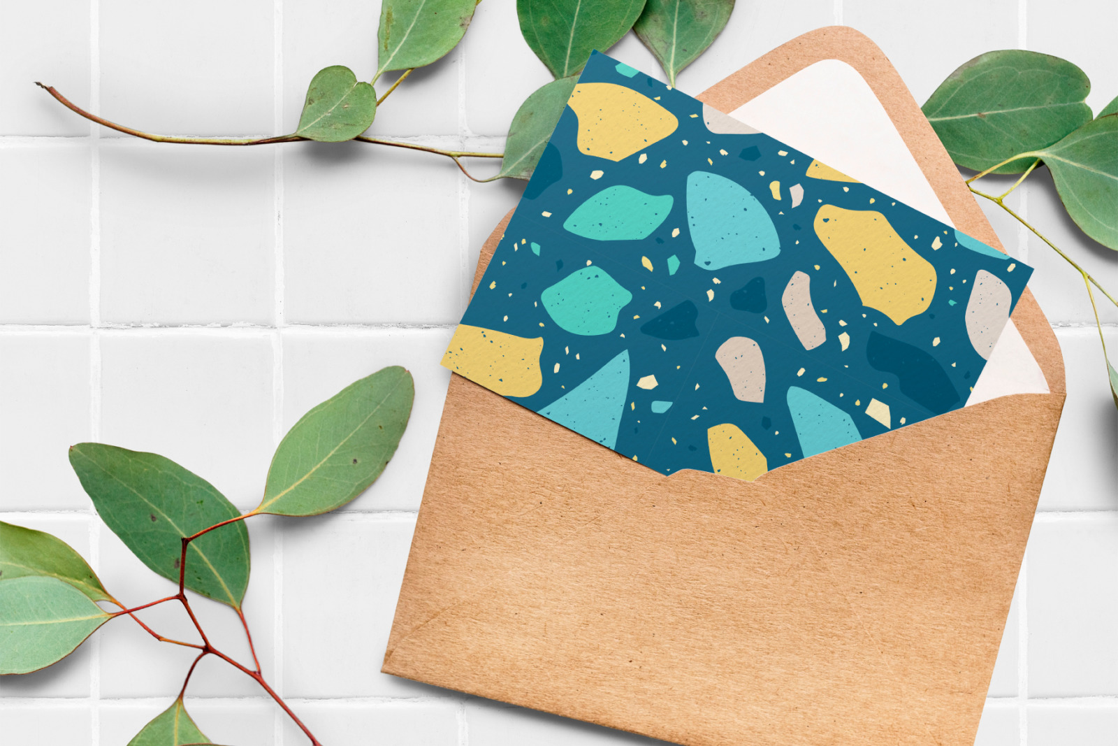 16 Terrazzo Seamless Patterns 16 Terrazzo Seamless Patterns
