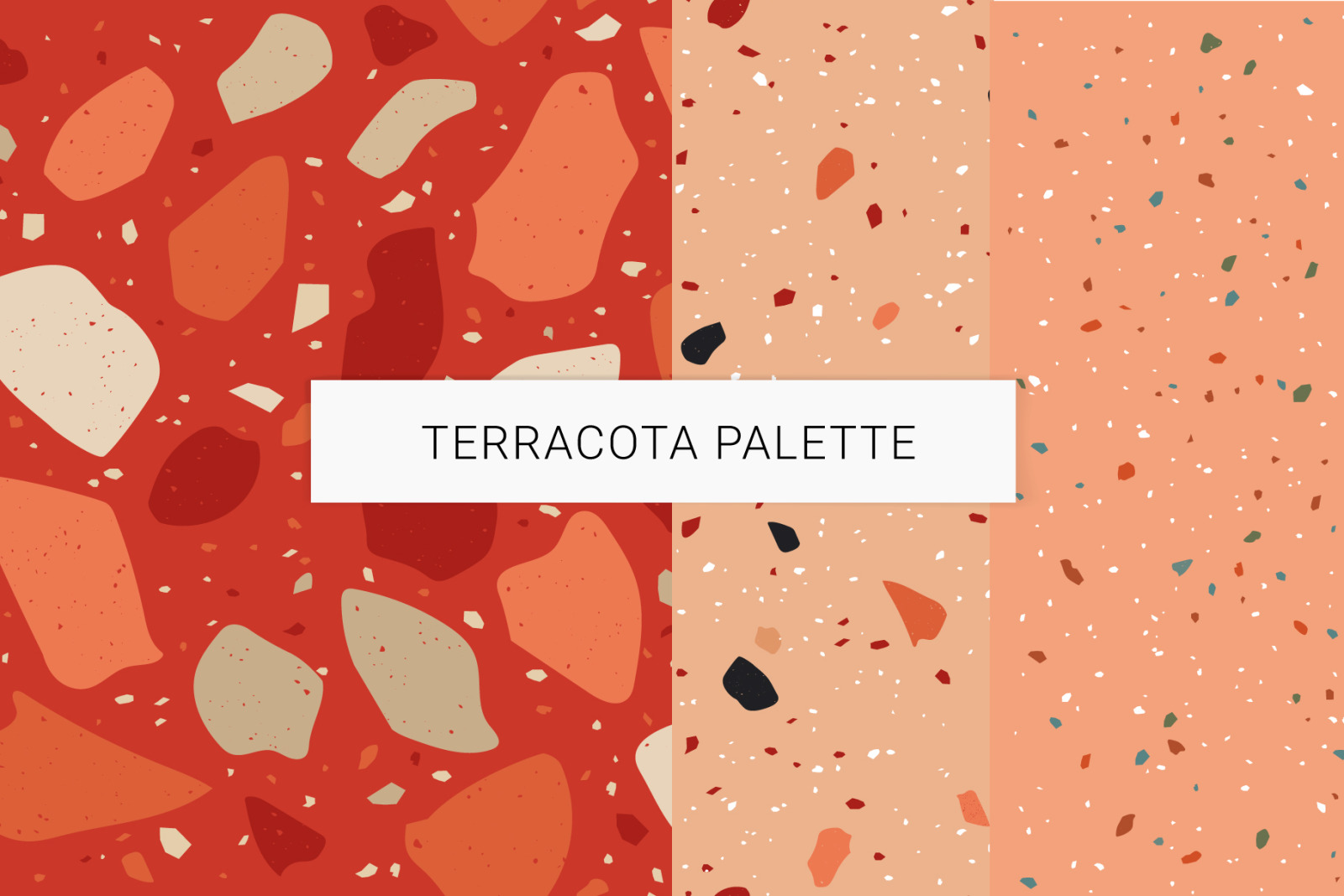 16 Terrazzo Seamless Patterns 16 Terrazzo Seamless Patterns