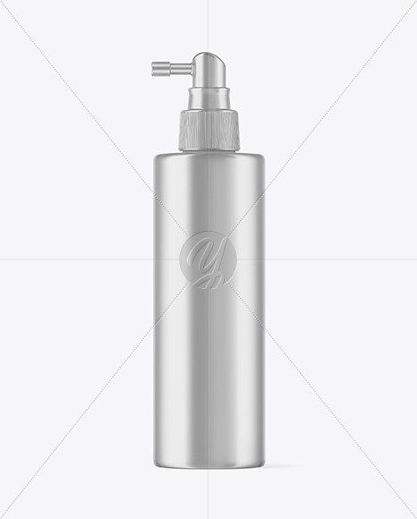 Metallic Spray Bottle Mockup