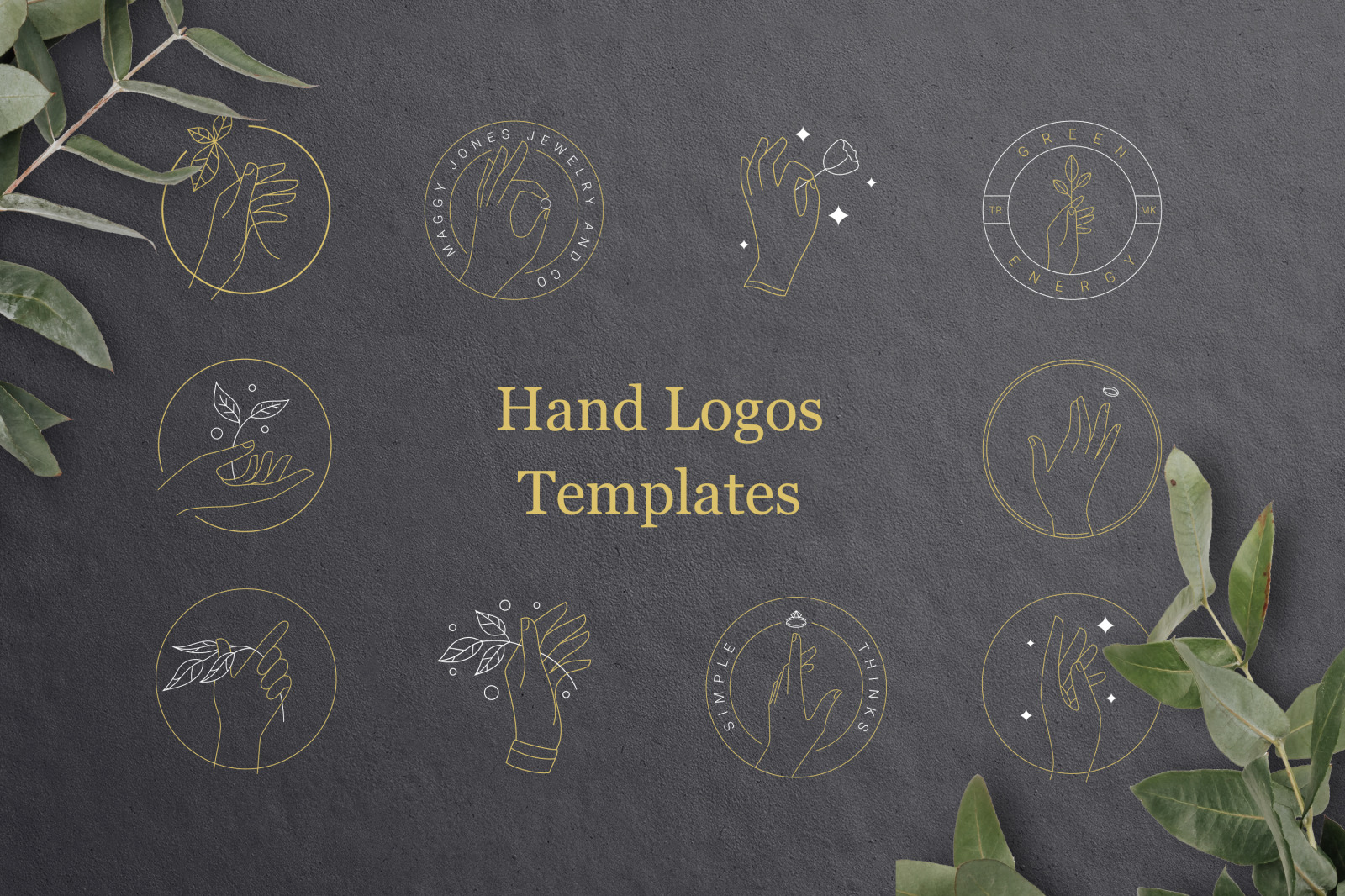 10 Hand&#039;s Logo Templates