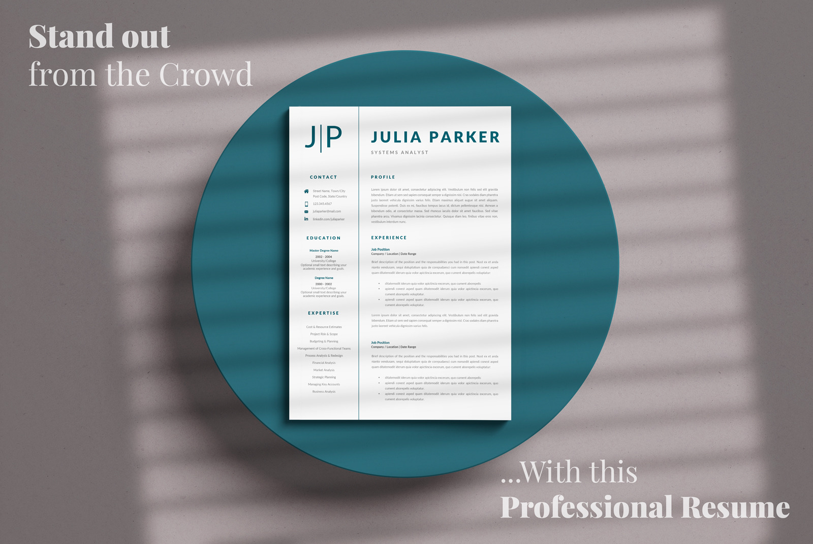 Cover Letter Template for Resume, References and Professional CV Resume format for Word and Pages Cover Letter Template for Resume, References and Professional CV Resume format for Word and Pages