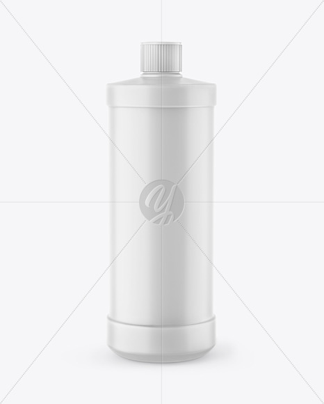 Matte Plastic Bottle Mockup