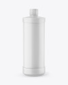 Matte Plastic Bottle Mockup