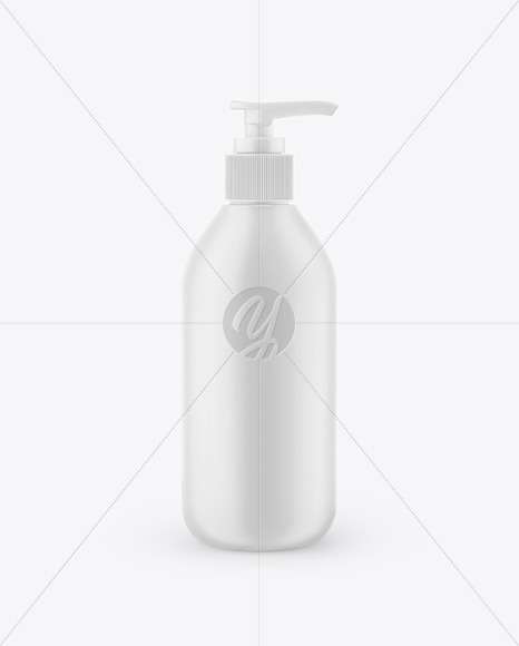 Matte Pump Bottle Mockup