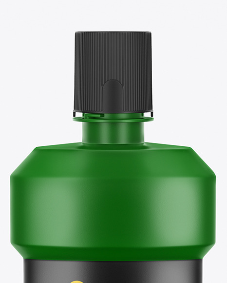 Matte Plastic Bottle Mockup