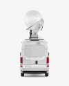 TV Van Mockup - Back View