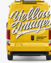 TV Van Mockup - Back View