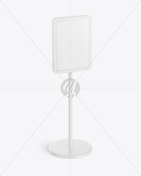 Plastic Stand Mockup