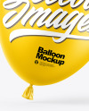 Matte Balloon Mockup