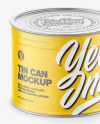 Matte Tin Can Mockup