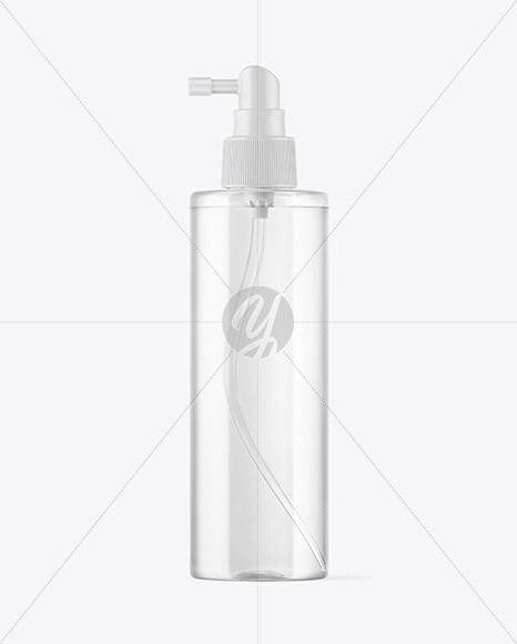 Clear Spray Bottle Mockup