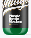 Glossy Plastic Bottle Mockup