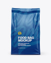 Food Bag Mockup - Front View