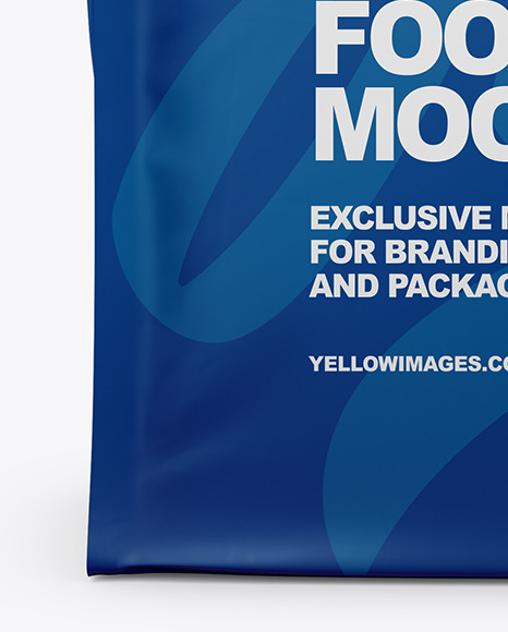 Food Bag Mockup - Front View